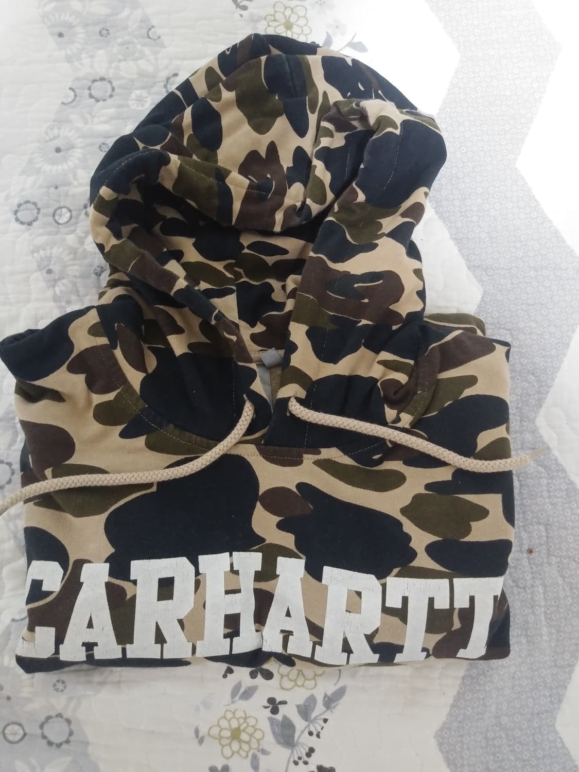 칼하트 카모 후드 티셔츠 M사이즈 상품이미지2