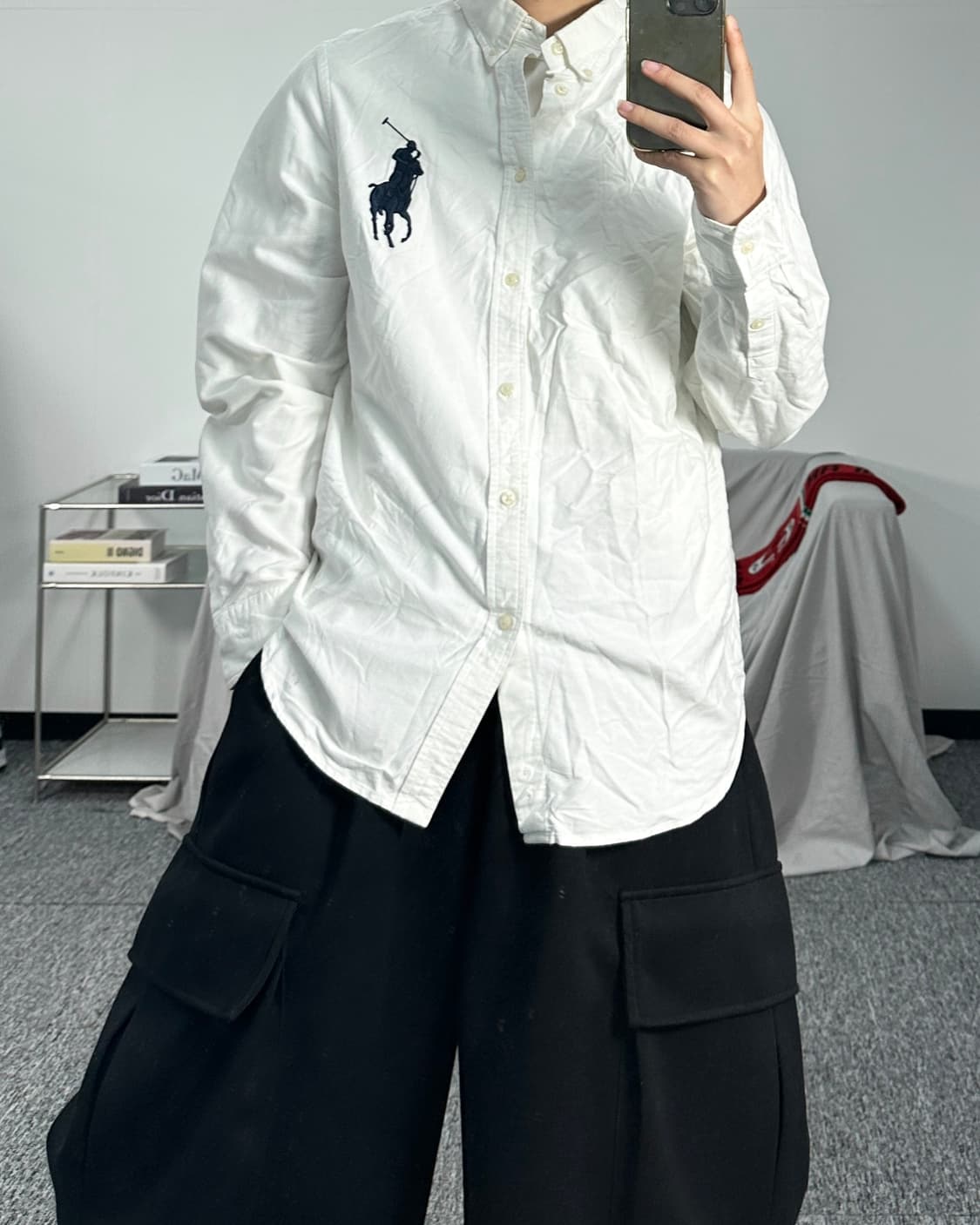 폴로 랄프로렌 빅포니 셔츠 XL 상품이미지4