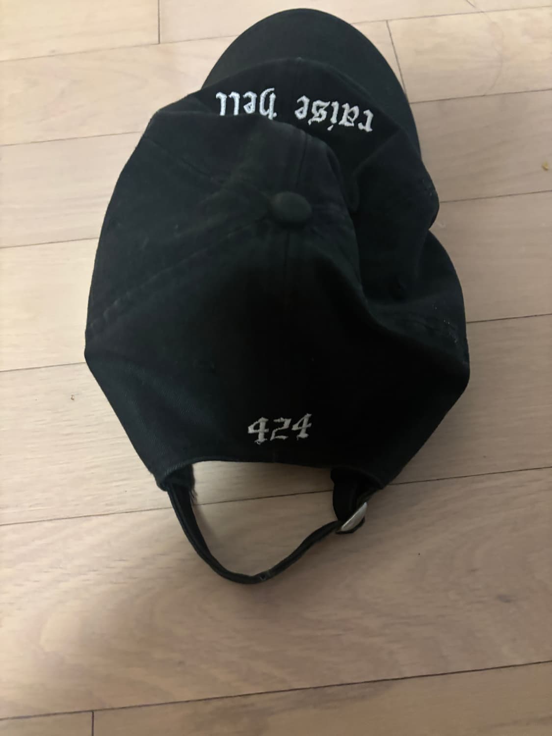424볼캡(모자)  판매합니다. Raise hell /424로고 상품이미지6
