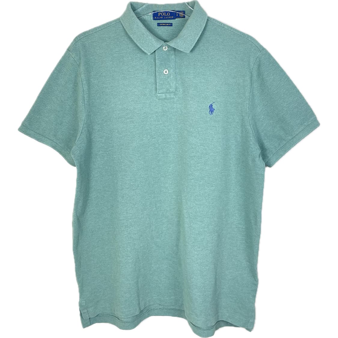 [L] 폴로 랄프로렌 코튼 PK 카라 반팔 티셔츠 커스텀 슬림핏 상품이미지1