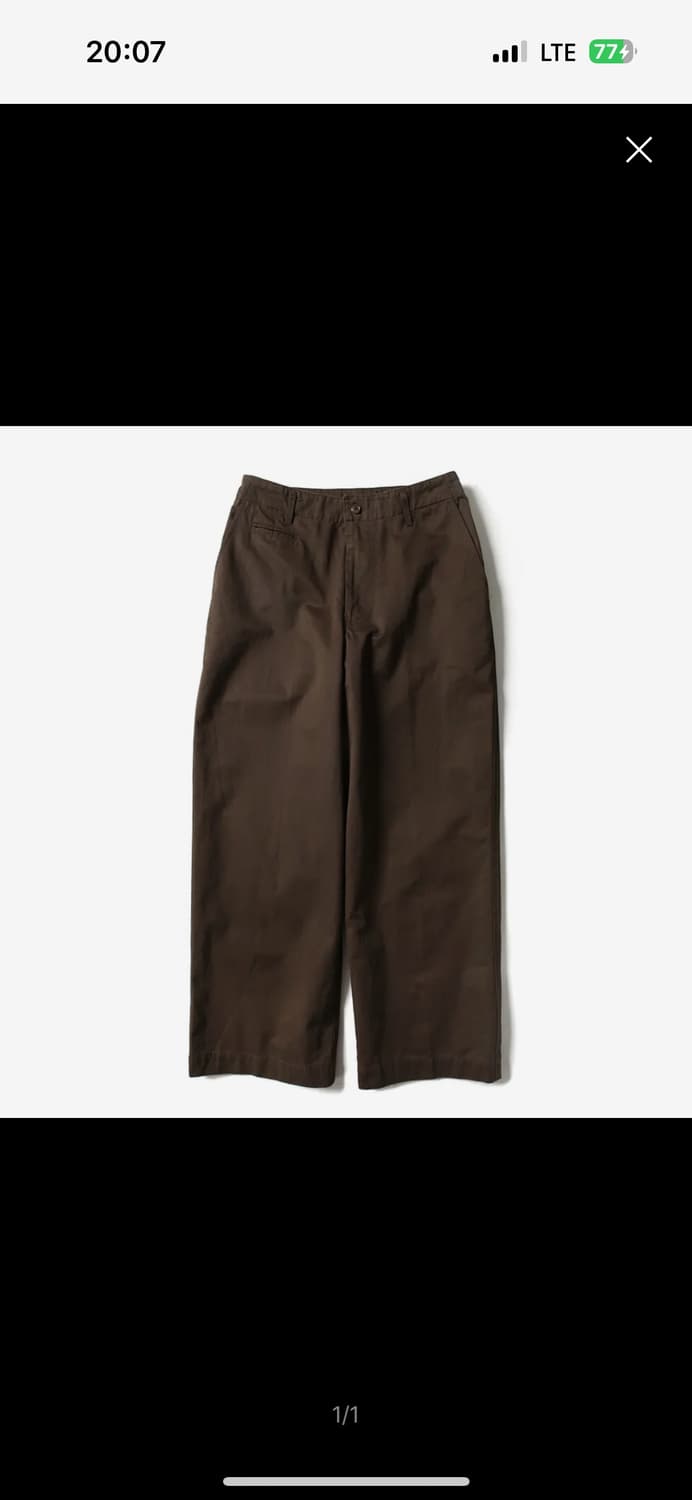 토마스모어 피치넬리펜츠 브라운 상품이미지1