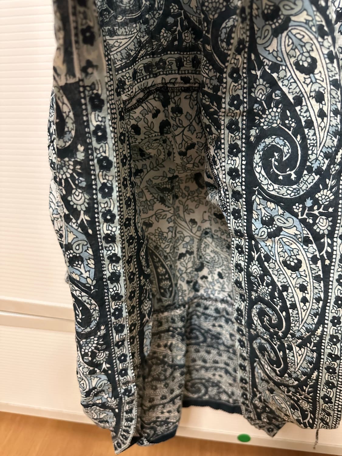 빈티지 페이즐리 미디 원피스 상품이미지3