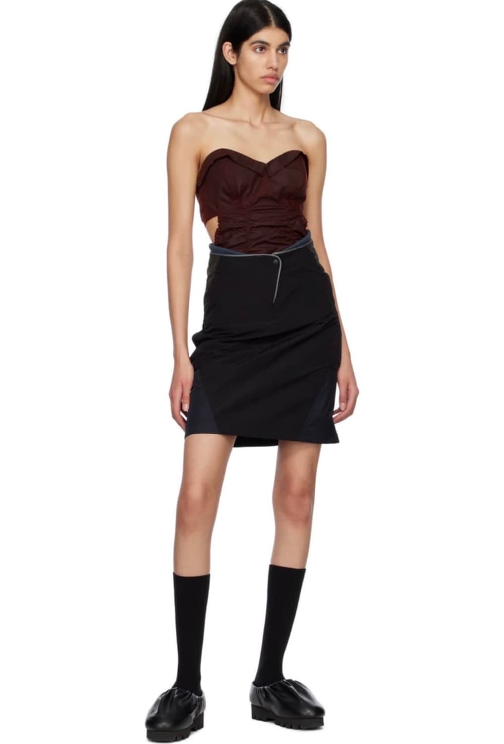 Hyein Seo ' Black Cotton Midi Skirt 상품이미지5