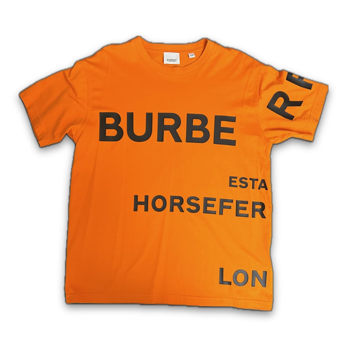 버버리 호스페리 반팔 티셔츠 오렌지 상품이미지1