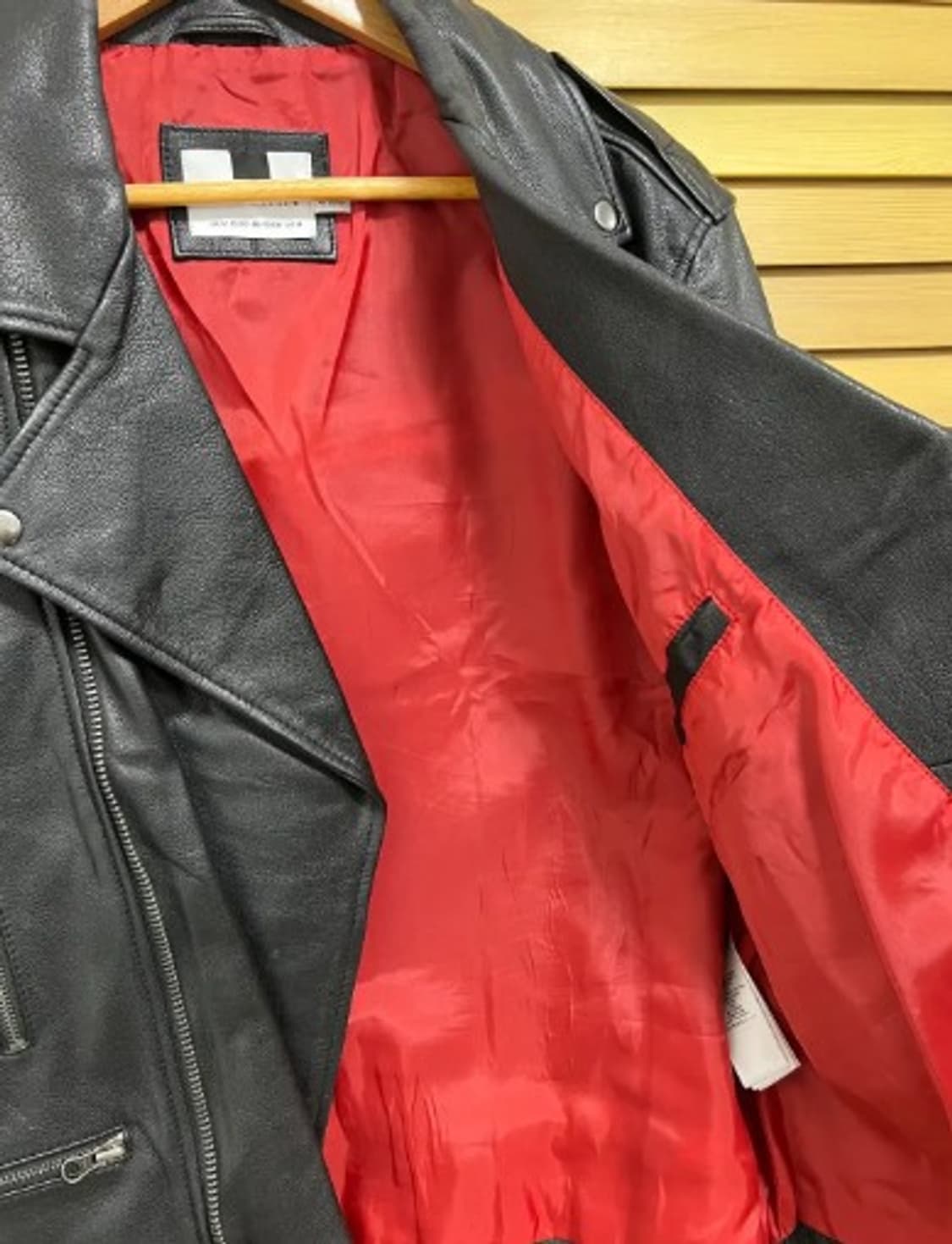 수입) 탑맨(TOPMAN) 남성 레더자켓 라이더자켓 100 상품이미지4