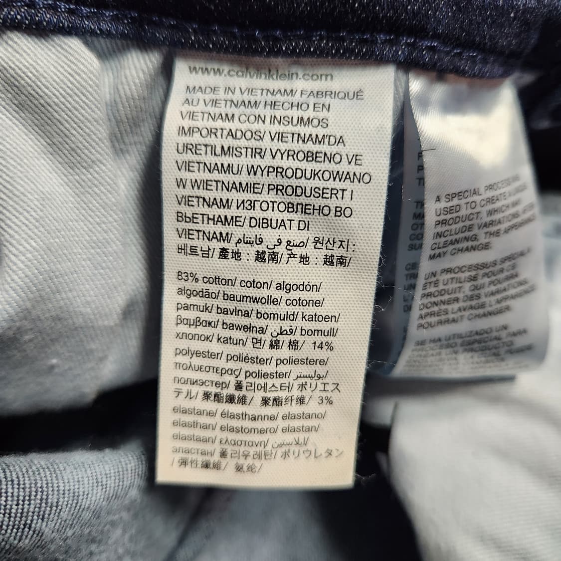 J144 [27] 캘빈클라인 슬림 부츠앵클 데님 청바지 상품이미지7