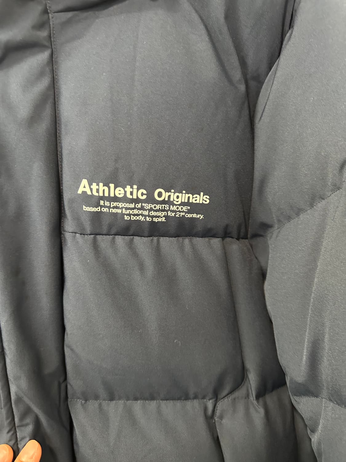데상트 DESCENTE Athletic 네이비 다운 패딩 상품이미지4