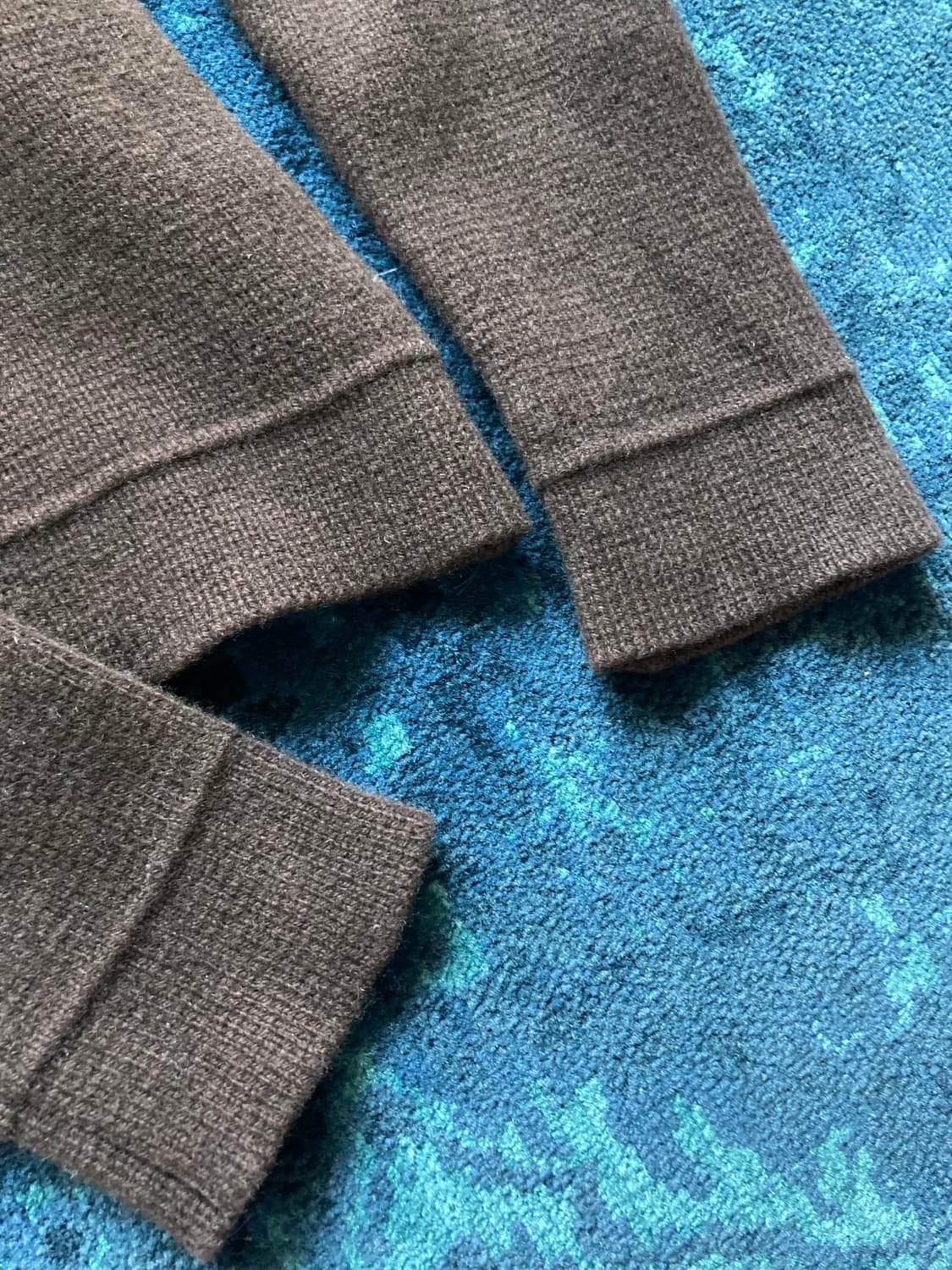 타임옴므 울 야크 혼방 컬러블록 니트 (100 size) 상품이미지2