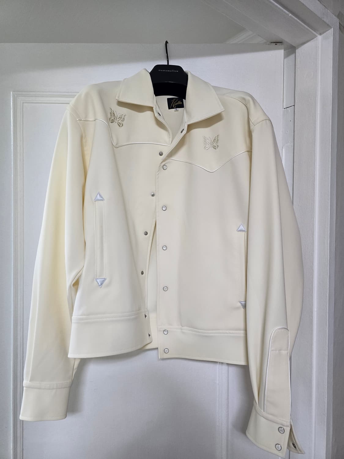 니들즈xstudious 별주 파이핑 카우보이 자켓 L 판매합니다. 상품이미지1