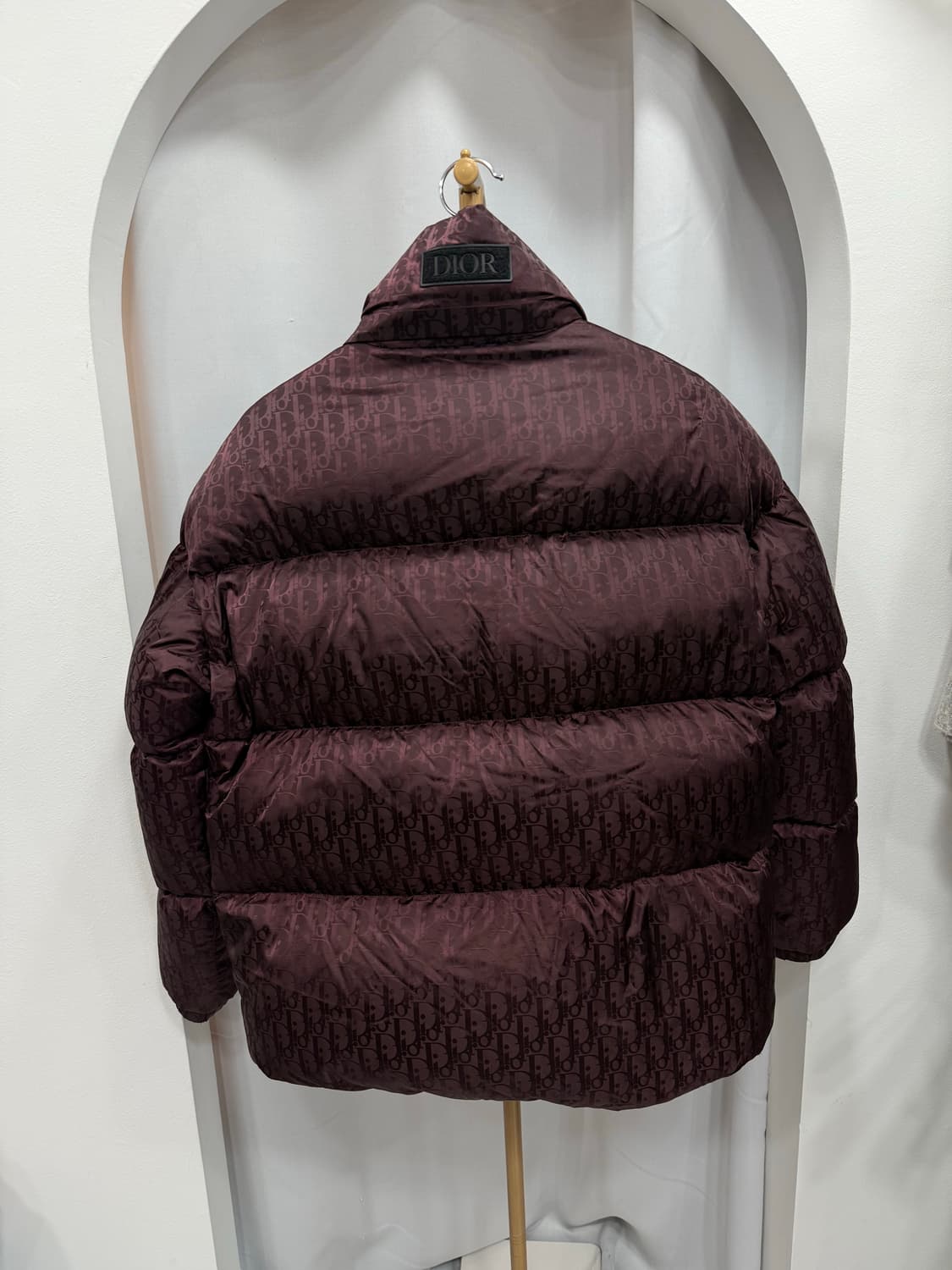 디올 오블리크 패딩 버건디 48사이즈 상품이미지2