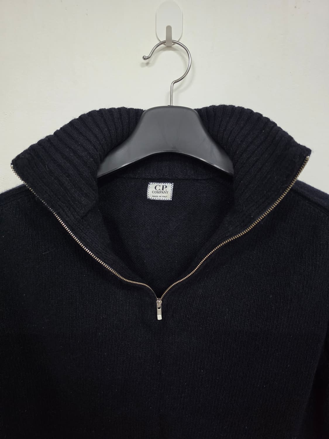 04AW 씨피컴퍼니 울 쿼터 집 니트 상품이미지3