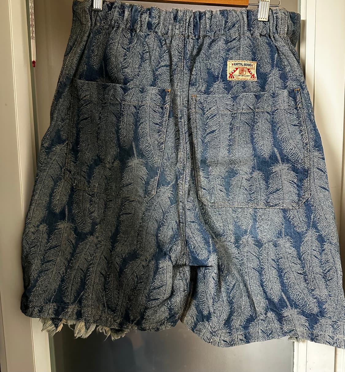 캐피탈 페더 더블니 숏팬츠 라이트인디고 상품이미지2
