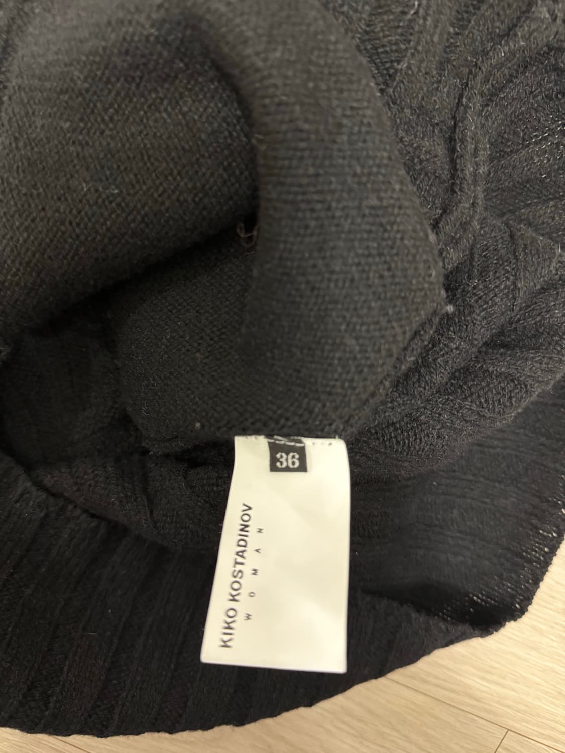 키코 코스타디노브 다코타 니트 집업 핑크 상품이미지5