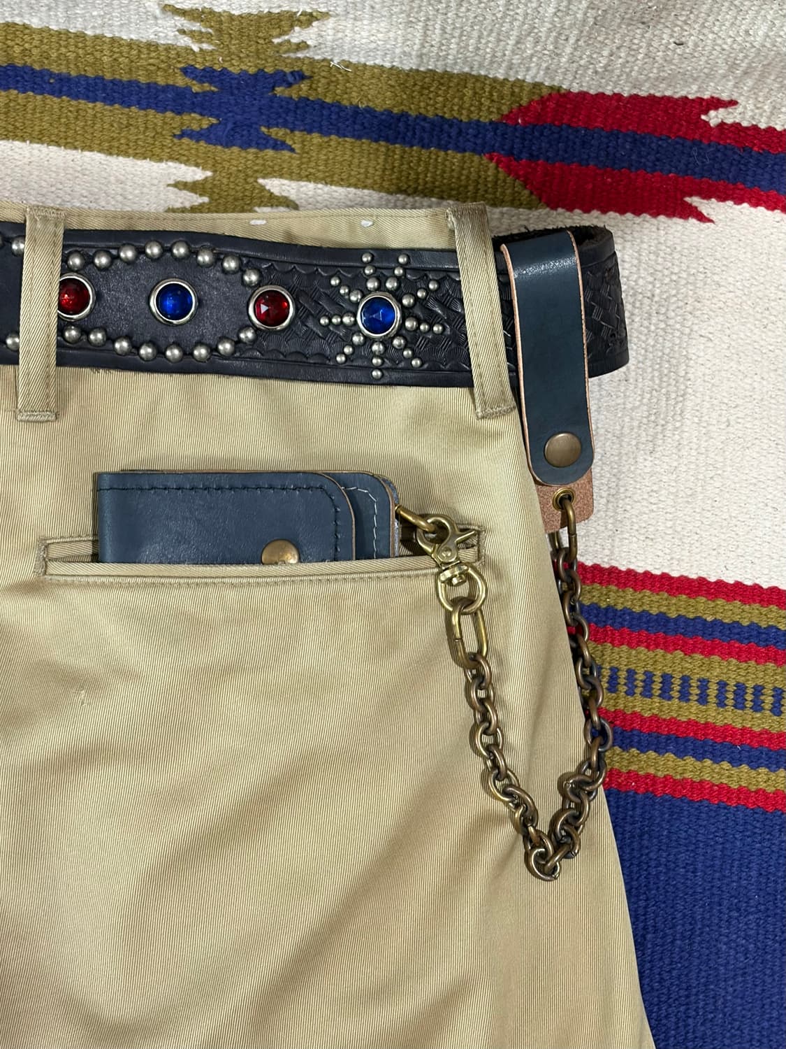 제패니즈 헨드메이드 트러커 월렛 체인 세트 상품이미지1