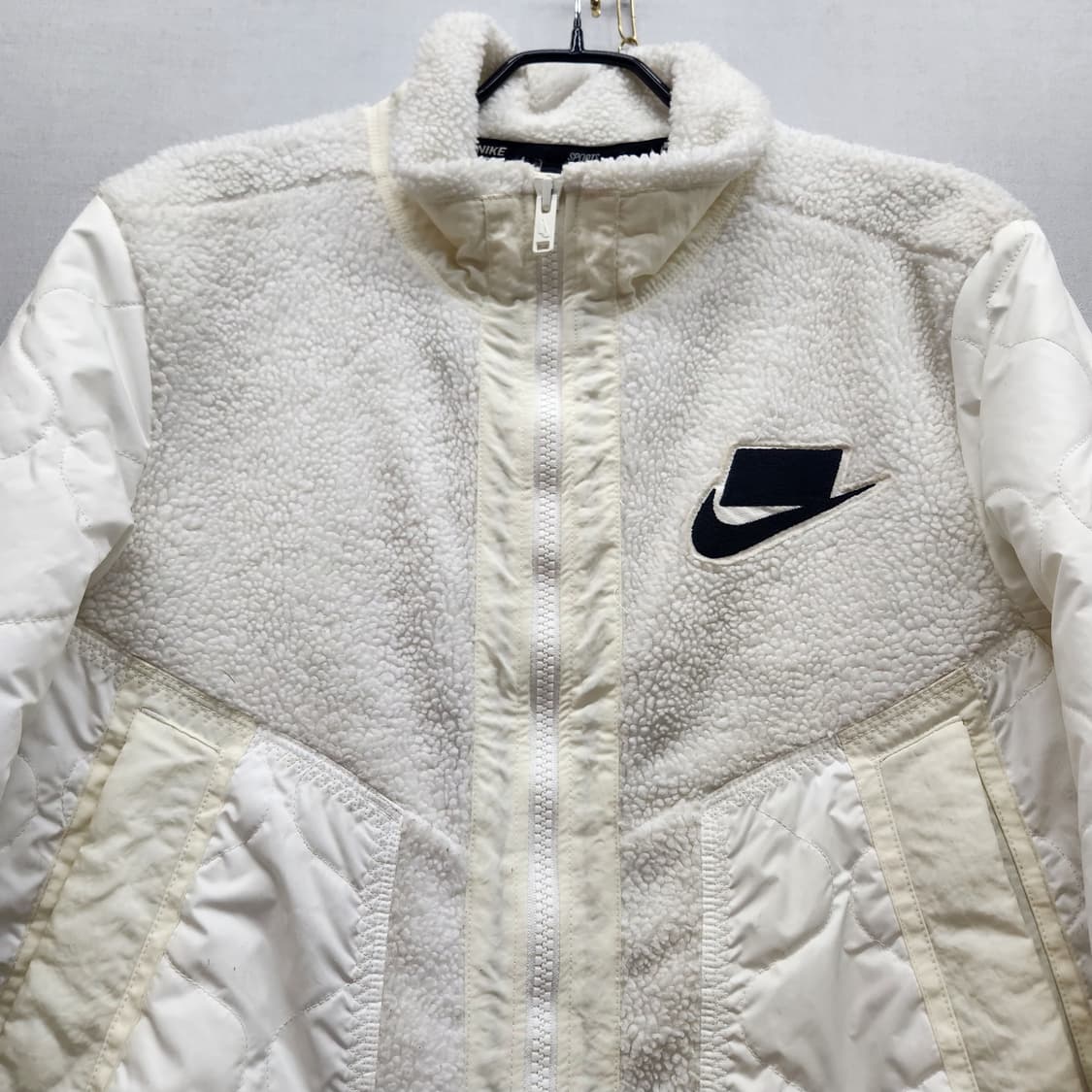 나이키 로고 쉐르파 퀄팅 투웨이 자켓 M(L) 남여공용 상품이미지2
