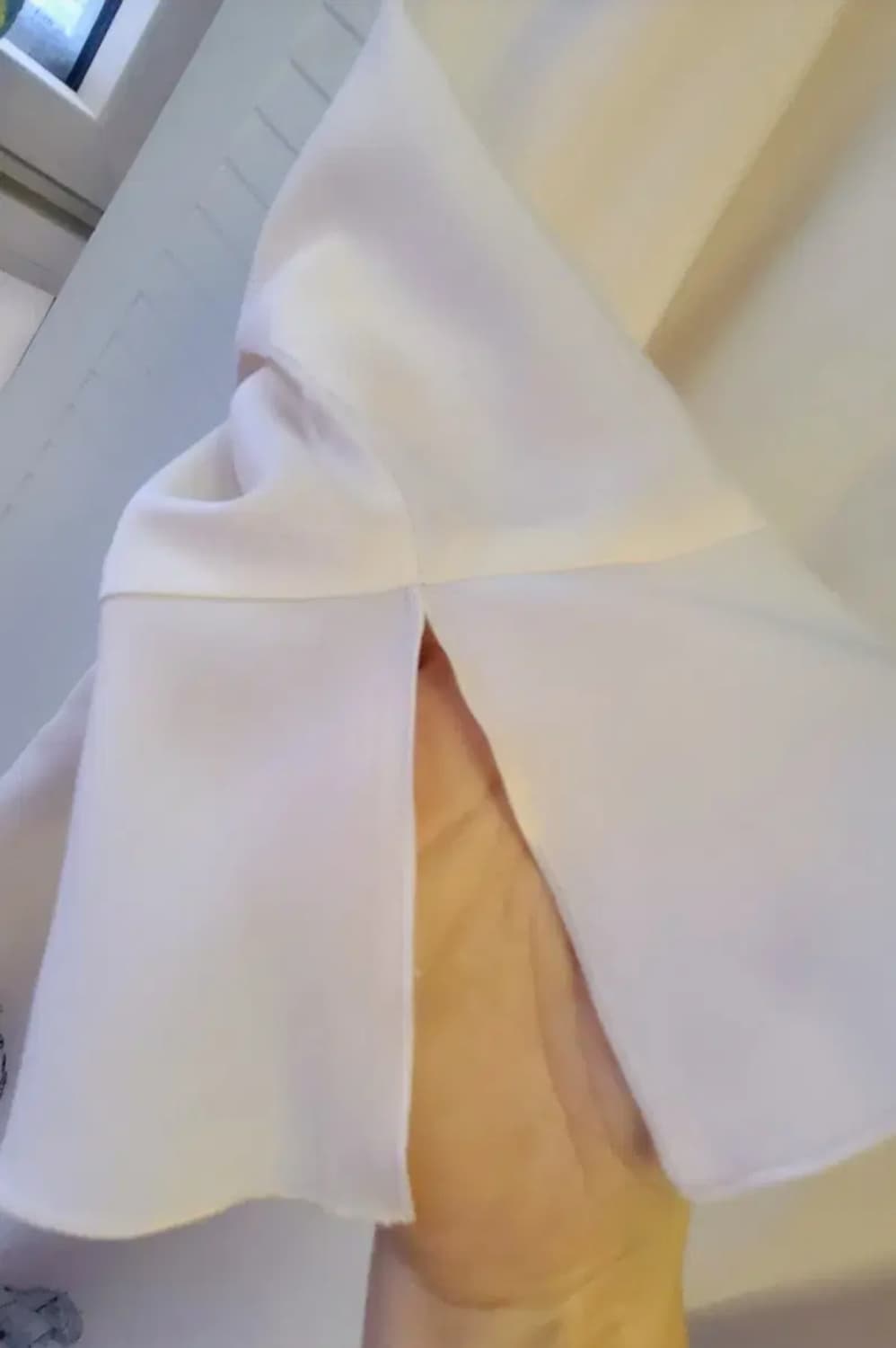 VIKI 네이비&크림 배색 롱 플레어 원피스 (배 프린팅 포인트) 상품이미지7