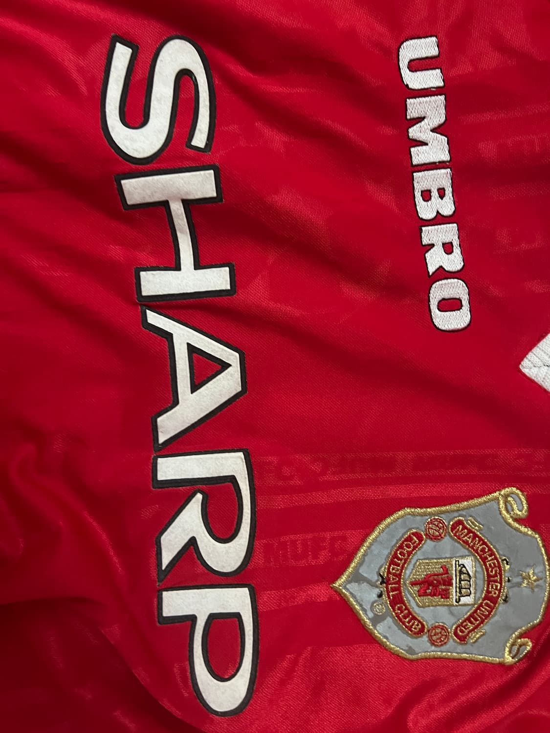 (원스타) 98/00 맨체스터 유나이티드 챔스 홈 베컴 유니폼 상품이미지4