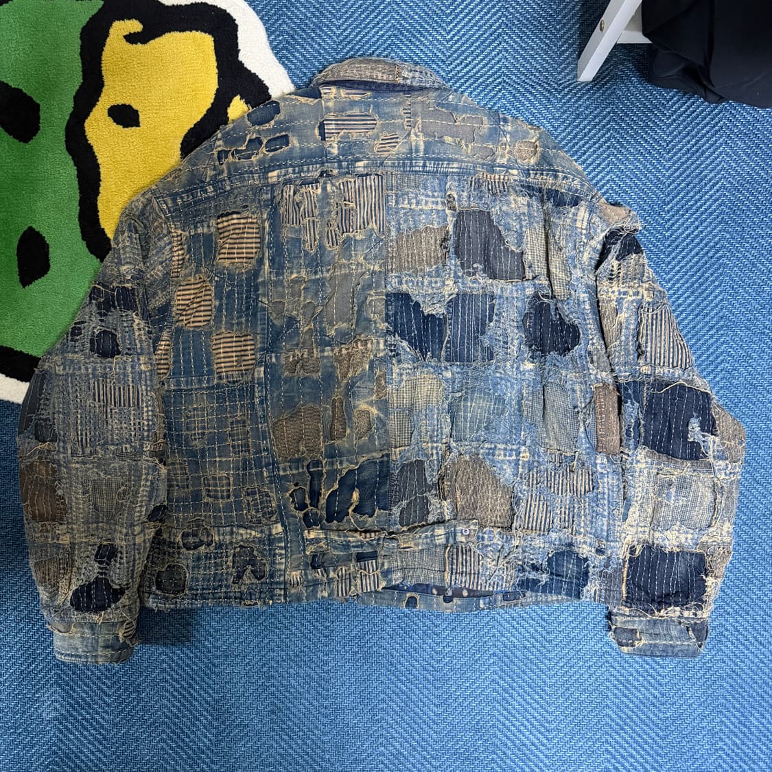 [4]캐피탈 보로 인디고 집업 드리즐러 자켓 상품이미지2