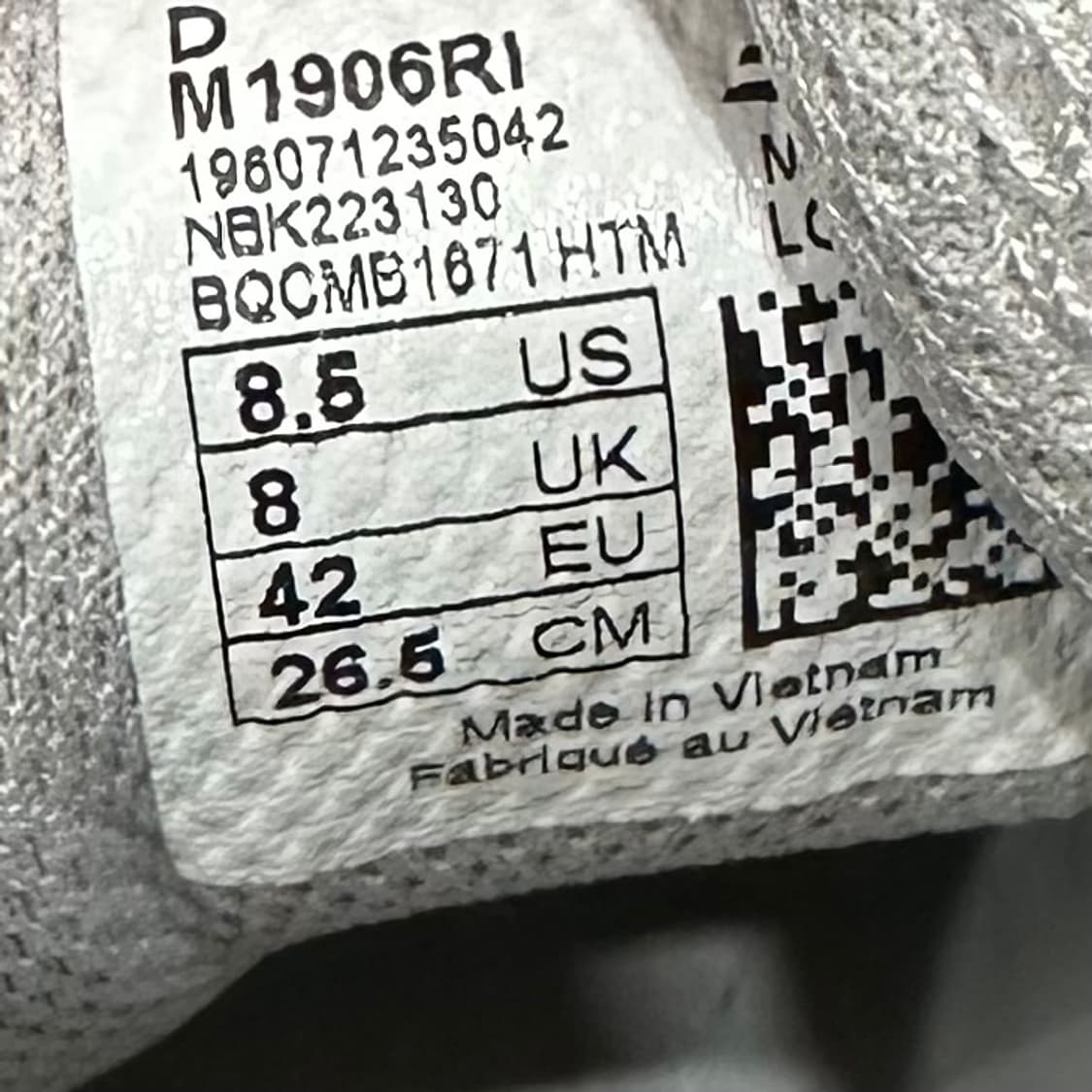 265) 뉴발란스 운동화 남성 남자 1906R 화이트 실버 스니커즈 상품이미지10