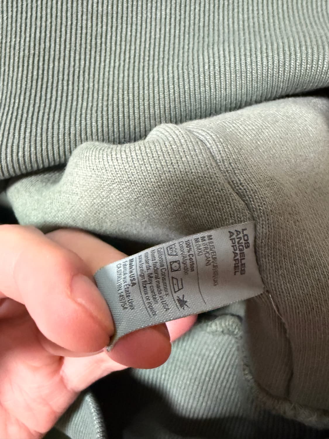 칸예 대선후드 카키 (염색) m 상품이미지6