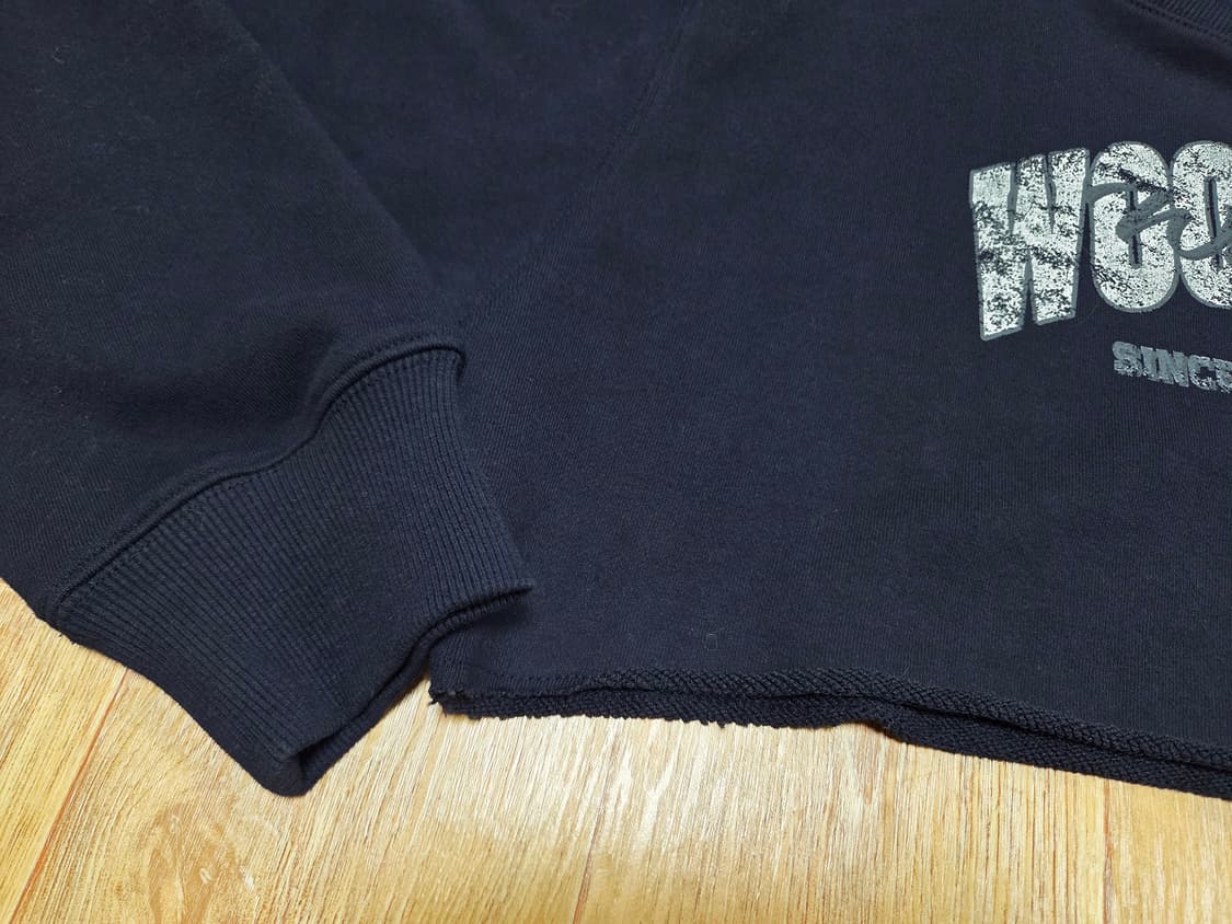 우알롱(WOOALONG) 레터링 크롭스웻셔츠 프리사이즈 새상품 상품이미지8