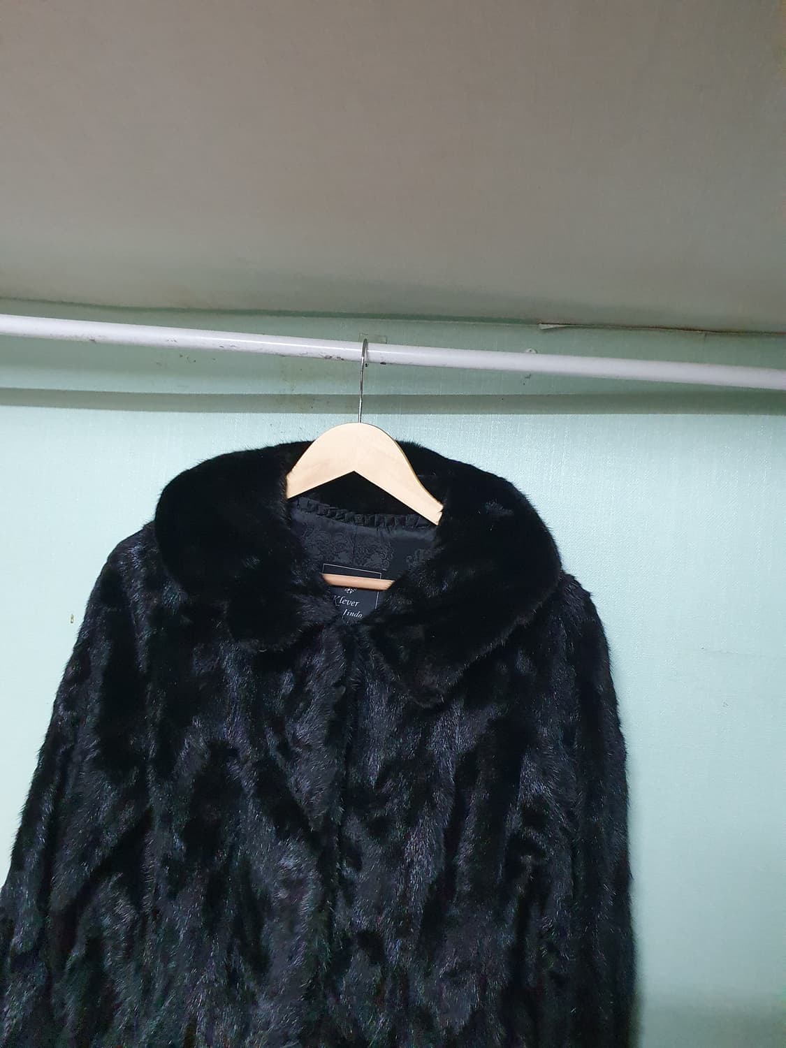 진도 끌레베 밍크 후드 코트 66 상품이미지2