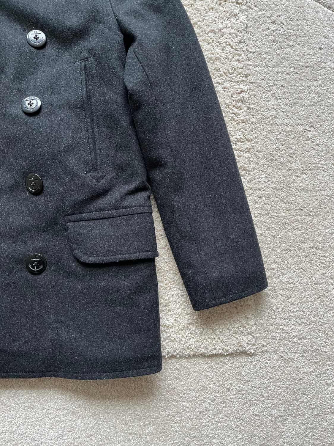 제이크루 뉴욕 클래식 울 피코트 (100-103) 상품이미지5