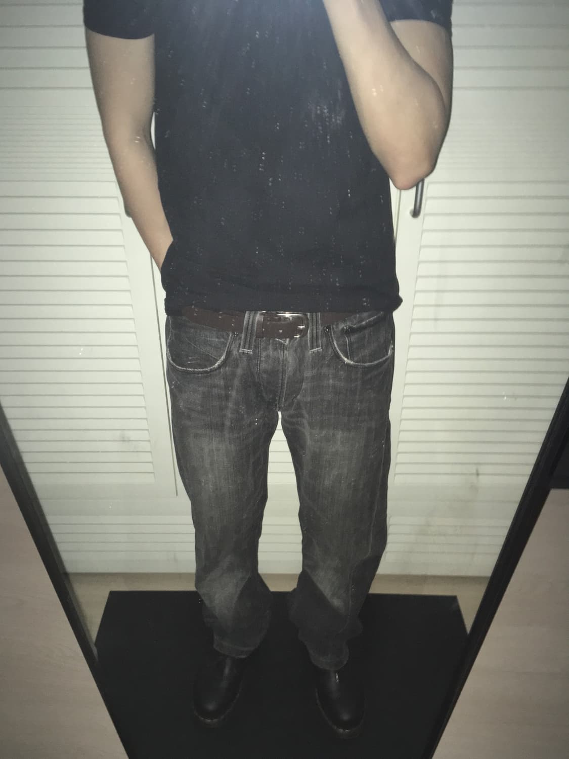 리바이스 517 블랙 흑청 빈티지데님 상품이미지3