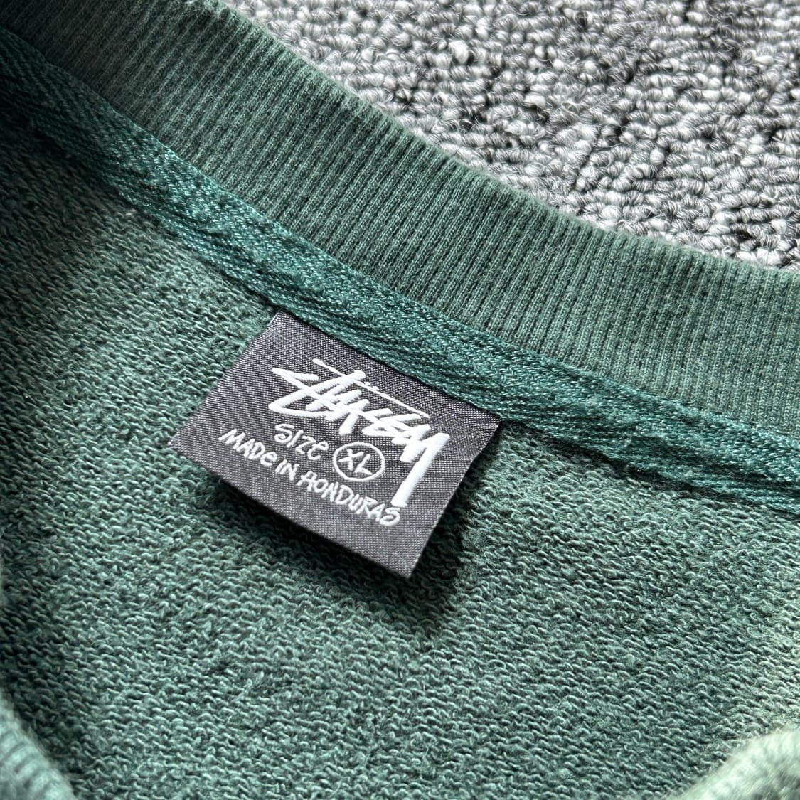 스투시 베이직 그린 맨투맨 상품이미지7