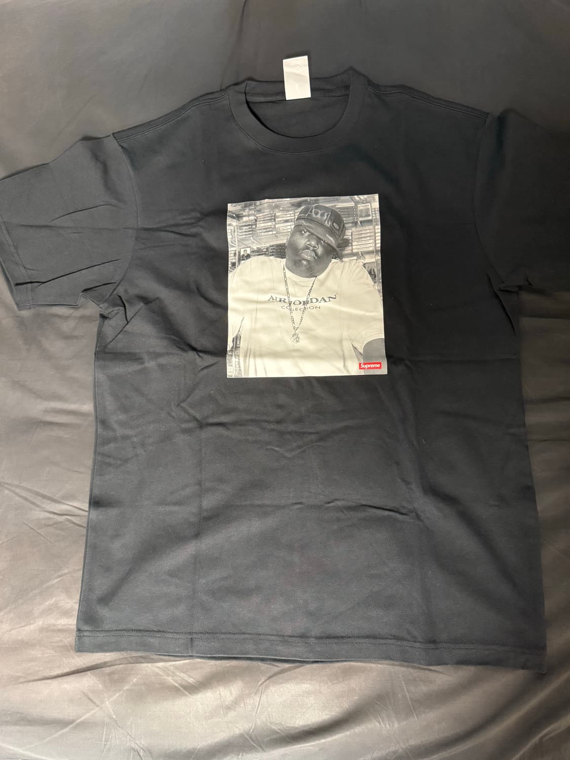 [M]슈프림 x 조던 비기 숏슬리브 탑 블랙 - 24FW 상품이미지2