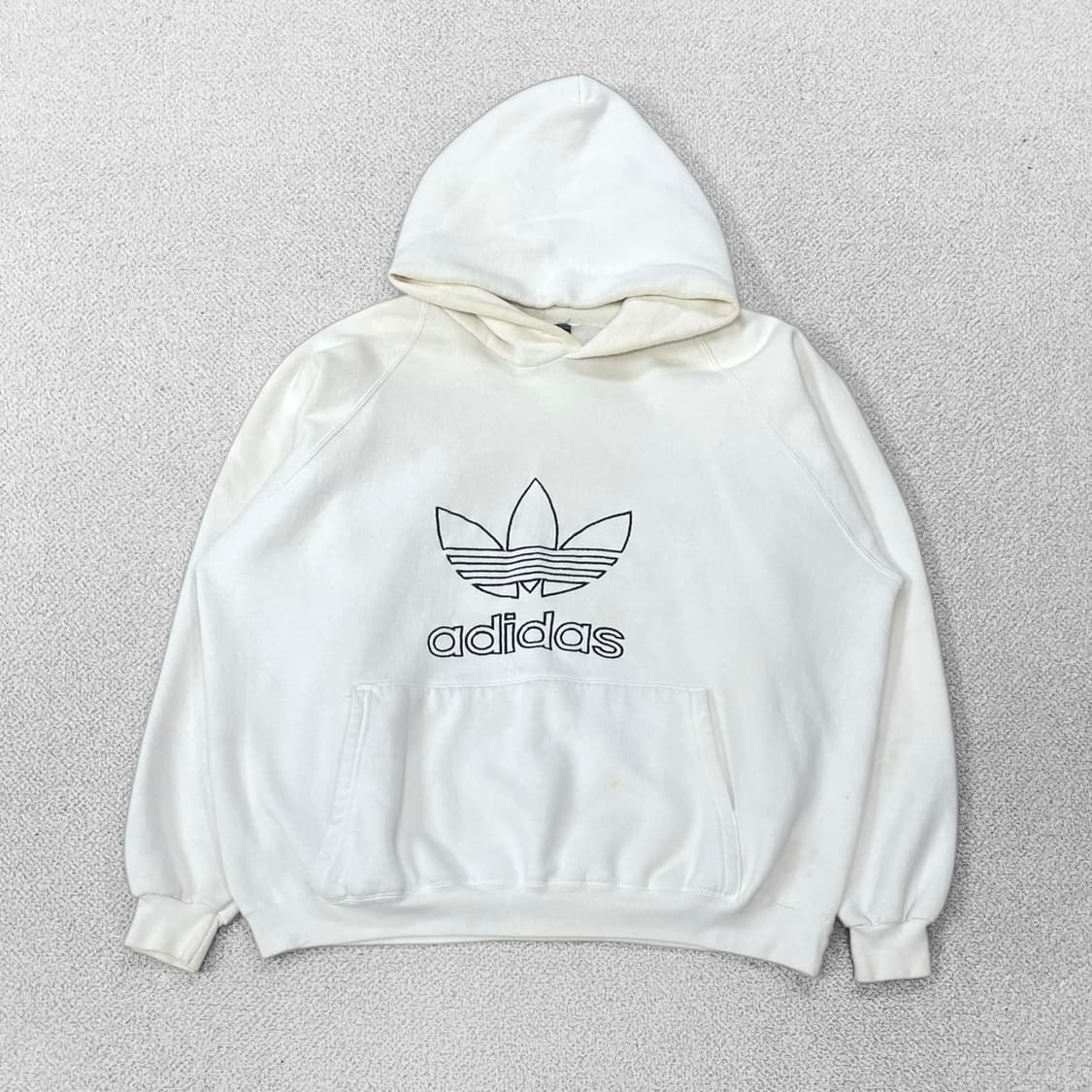 아디다스 USA 올드스쿨 빅 트레포일 로고 후드티 상품이미지1
