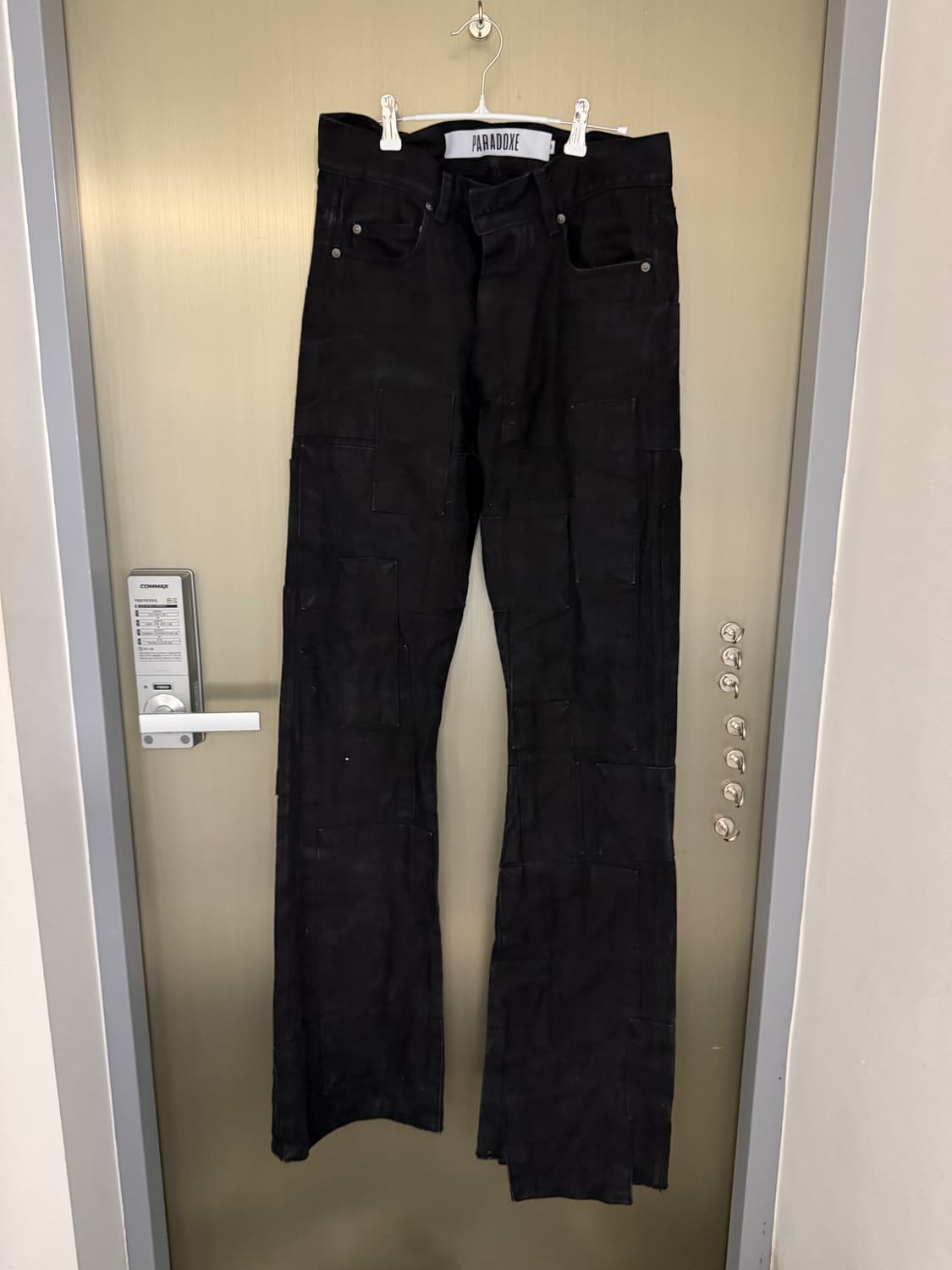 파라독스 데님 카고 블랙 팬츠 상품이미지1