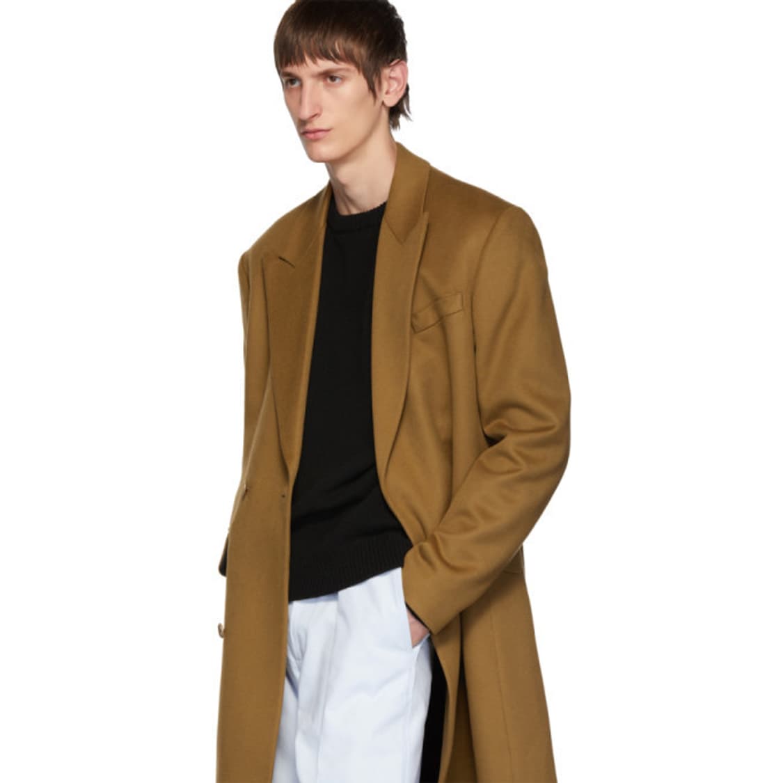 라프시몬스 rafsimons 더블 브레스티드 라펠 코트 상품이미지2