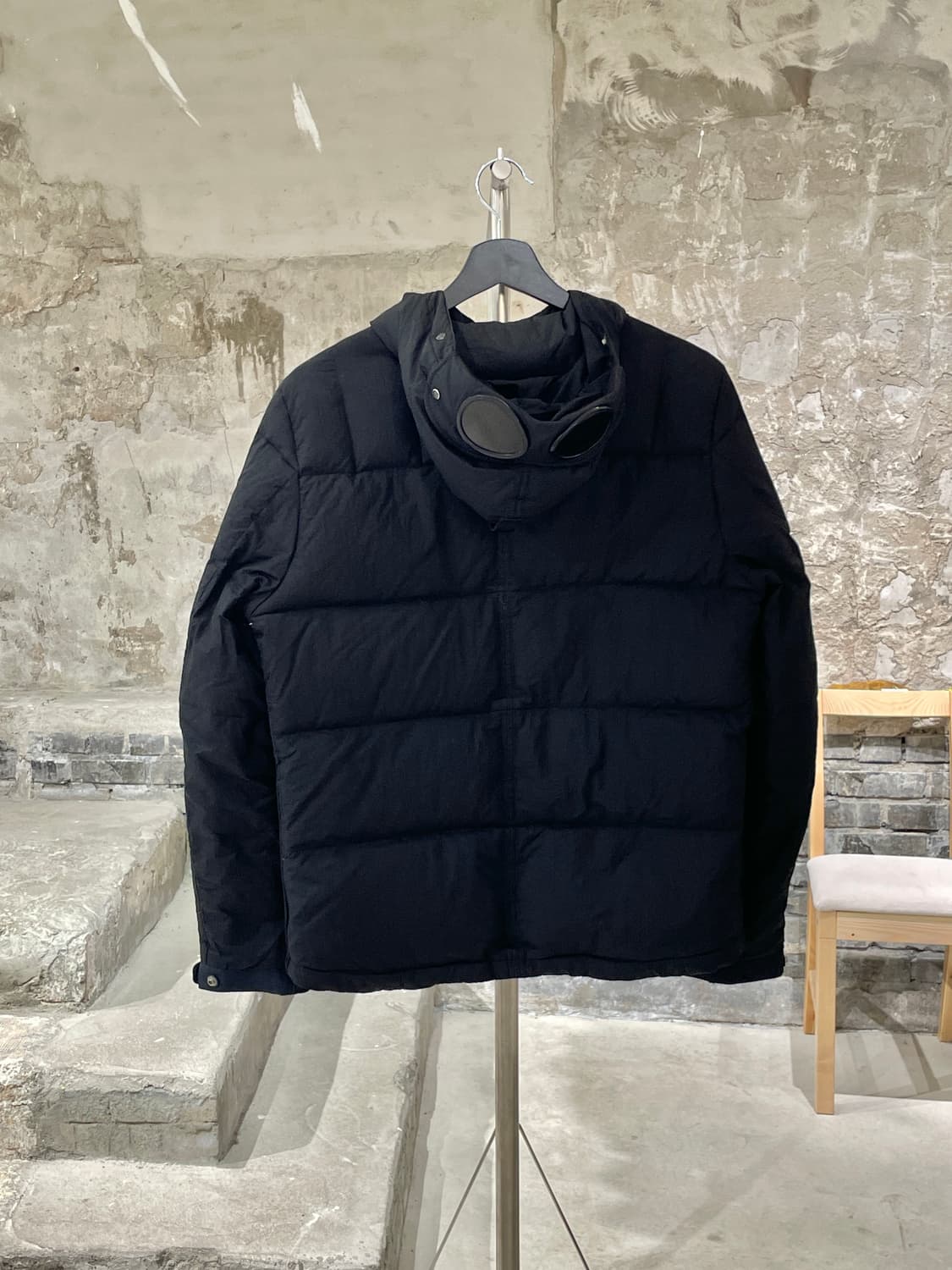 씨피컴퍼니 블랙 고글 다운 자켓 상품이미지6