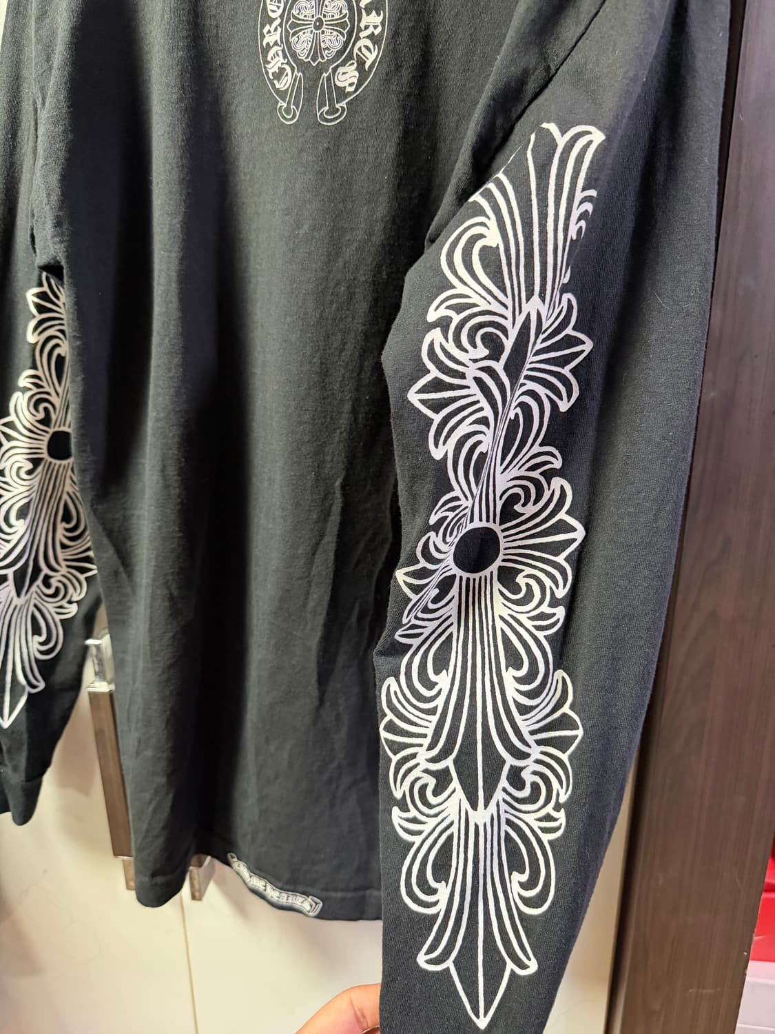 90's 크롬하츠 바인대거 플로랄 롱슬리브 상품이미지6