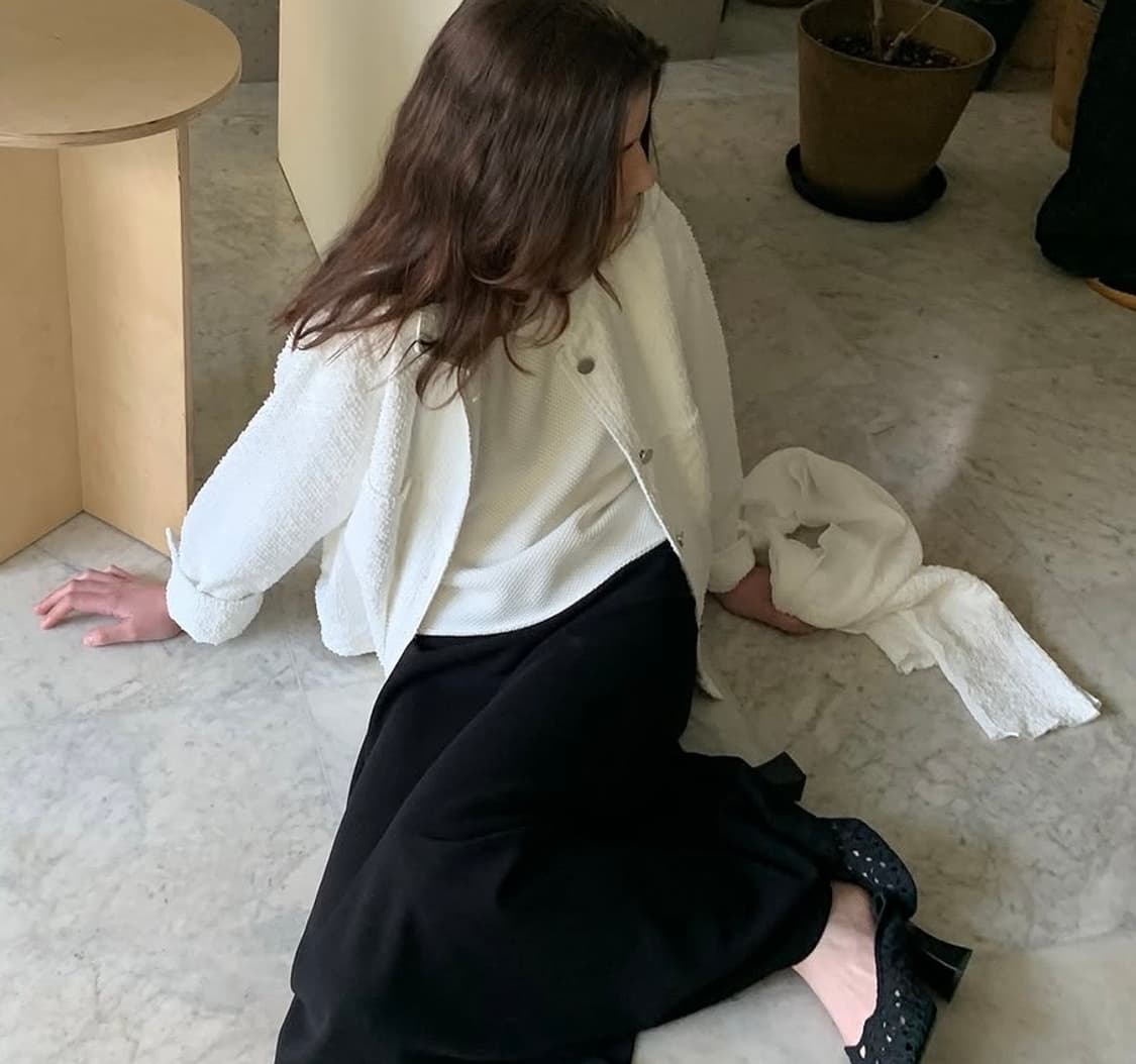 레터 LETTER 트위드 자켓 상품이미지2