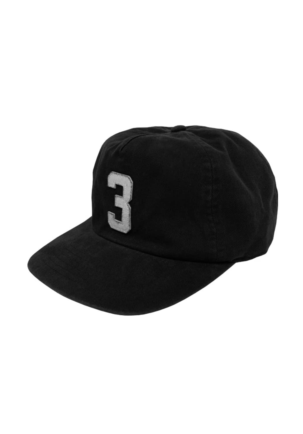 컬렉트피시스 모자 THREE 5 PANEL CAP (BLACK) 상품이미지2