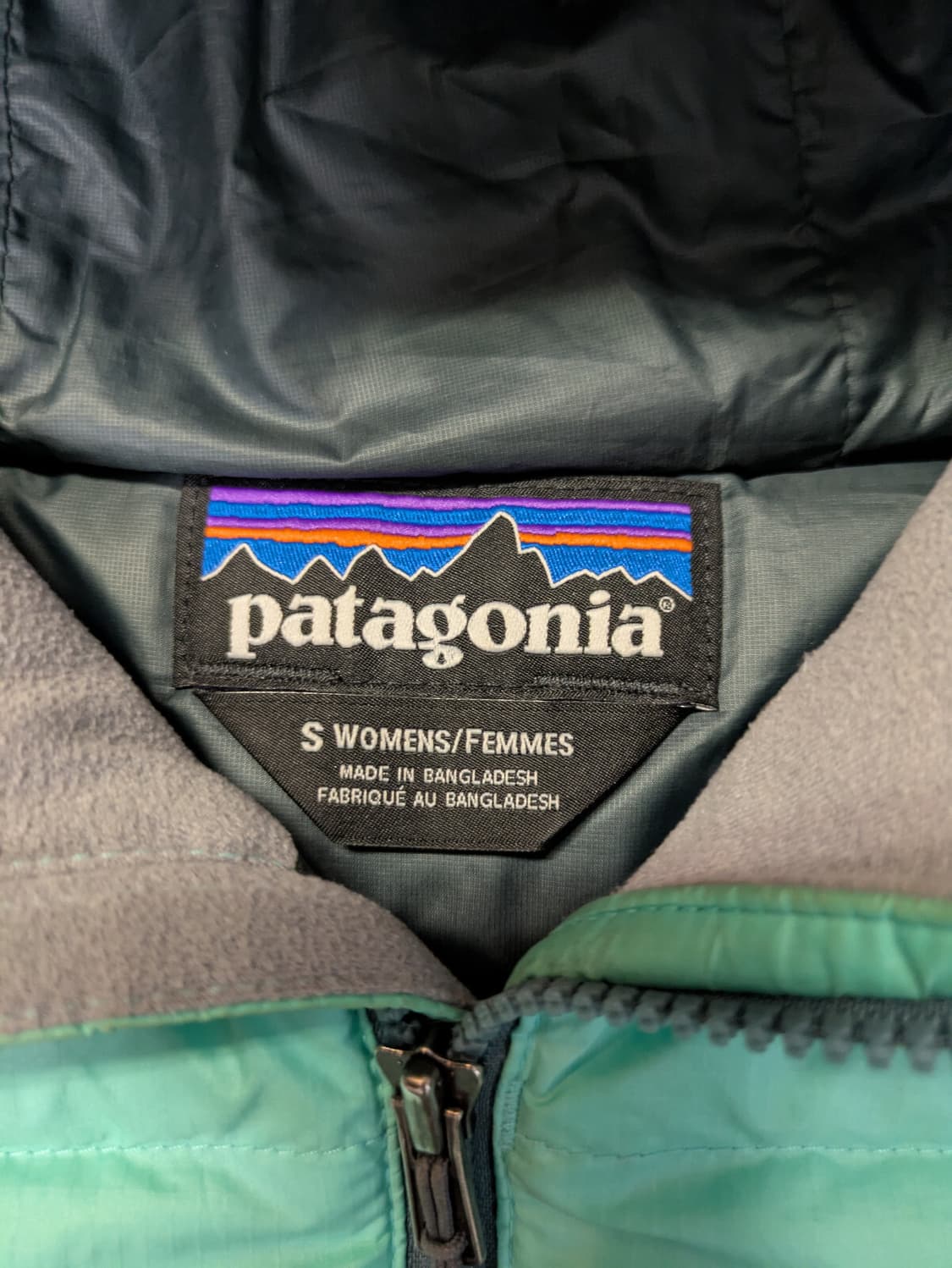 파타고니아 다운 스웨터 후디 경량패딩 민트 상품이미지2