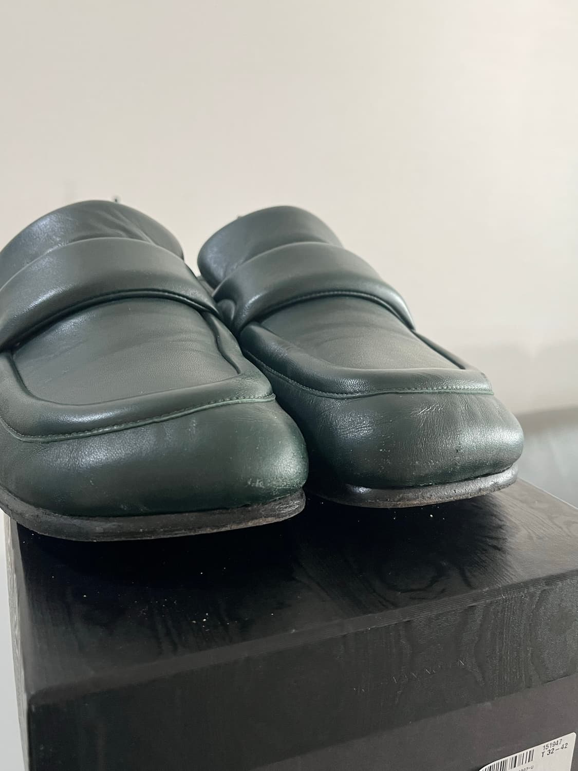 드리스 반 노튼 패디드 로퍼 그린 42사이즈 상품이미지3