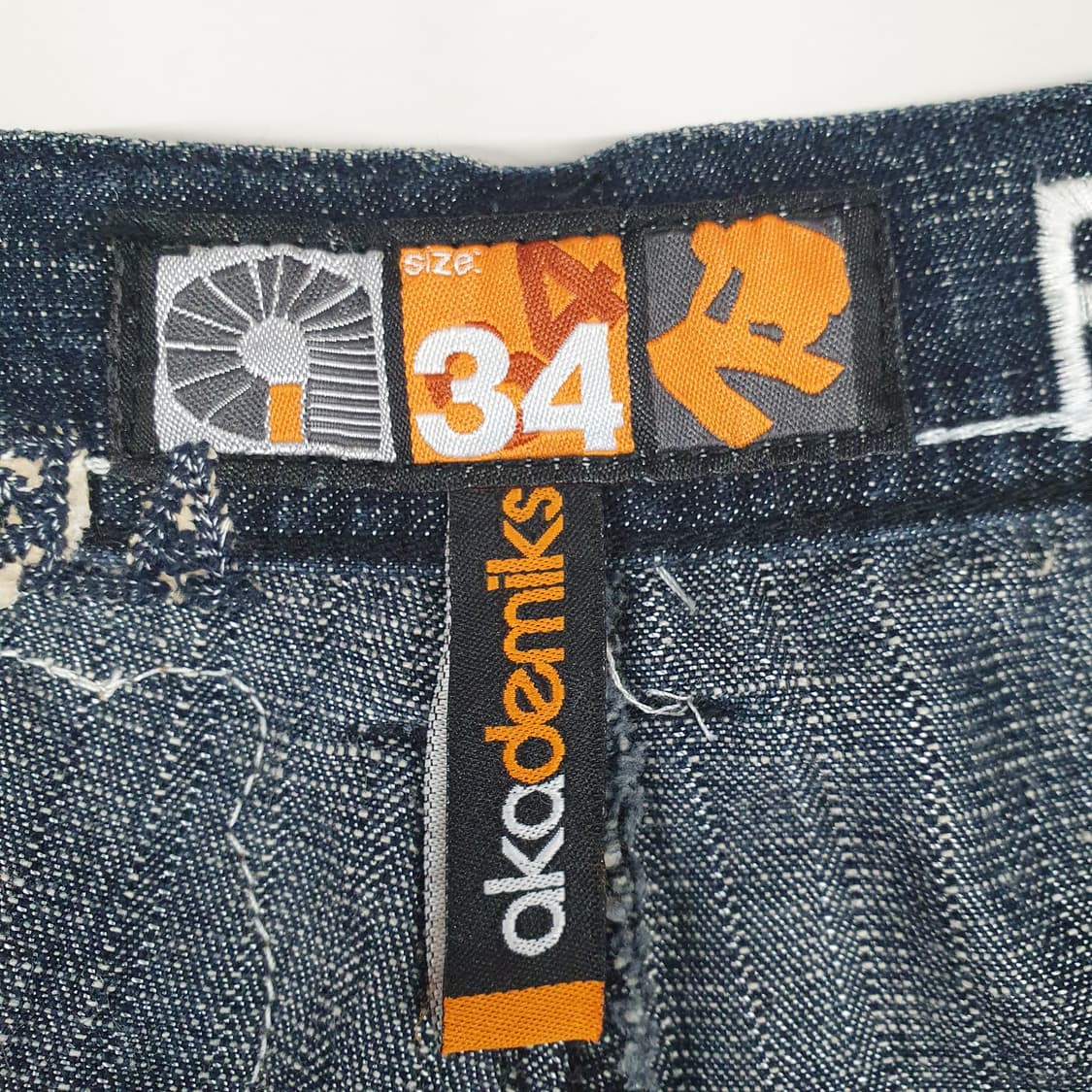 아카데믹스 워싱 자수 데님 팬츠 상품이미지6