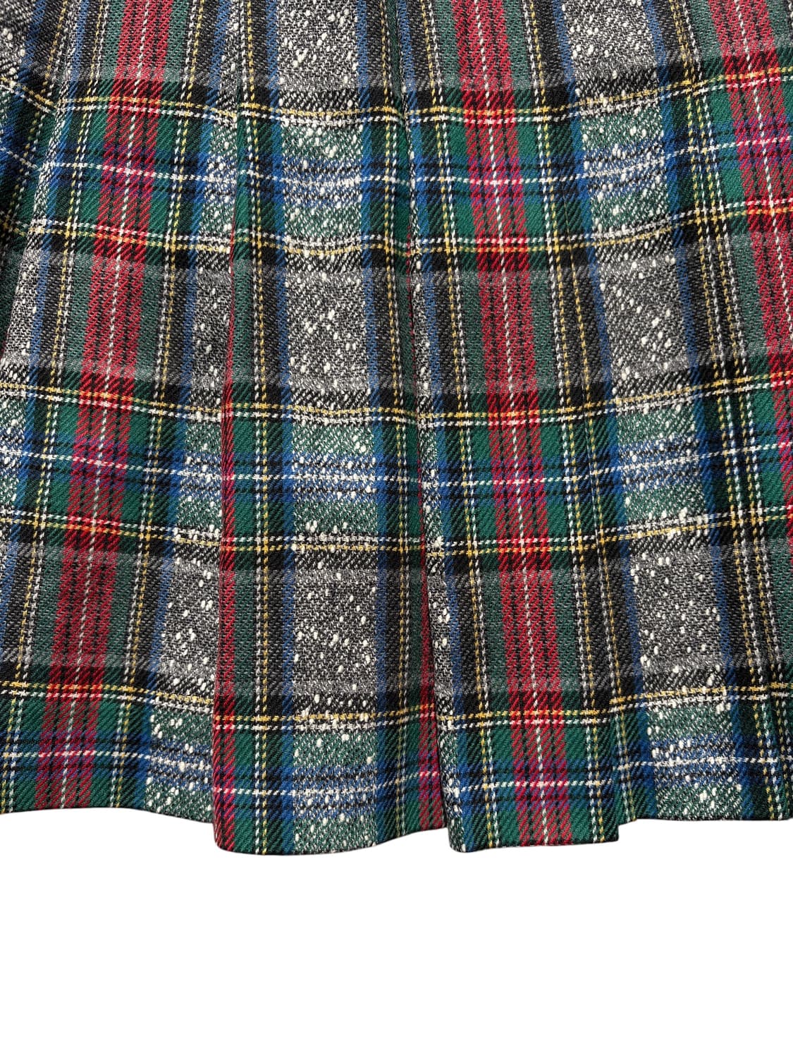 vintage check wool skirts 상품이미지5