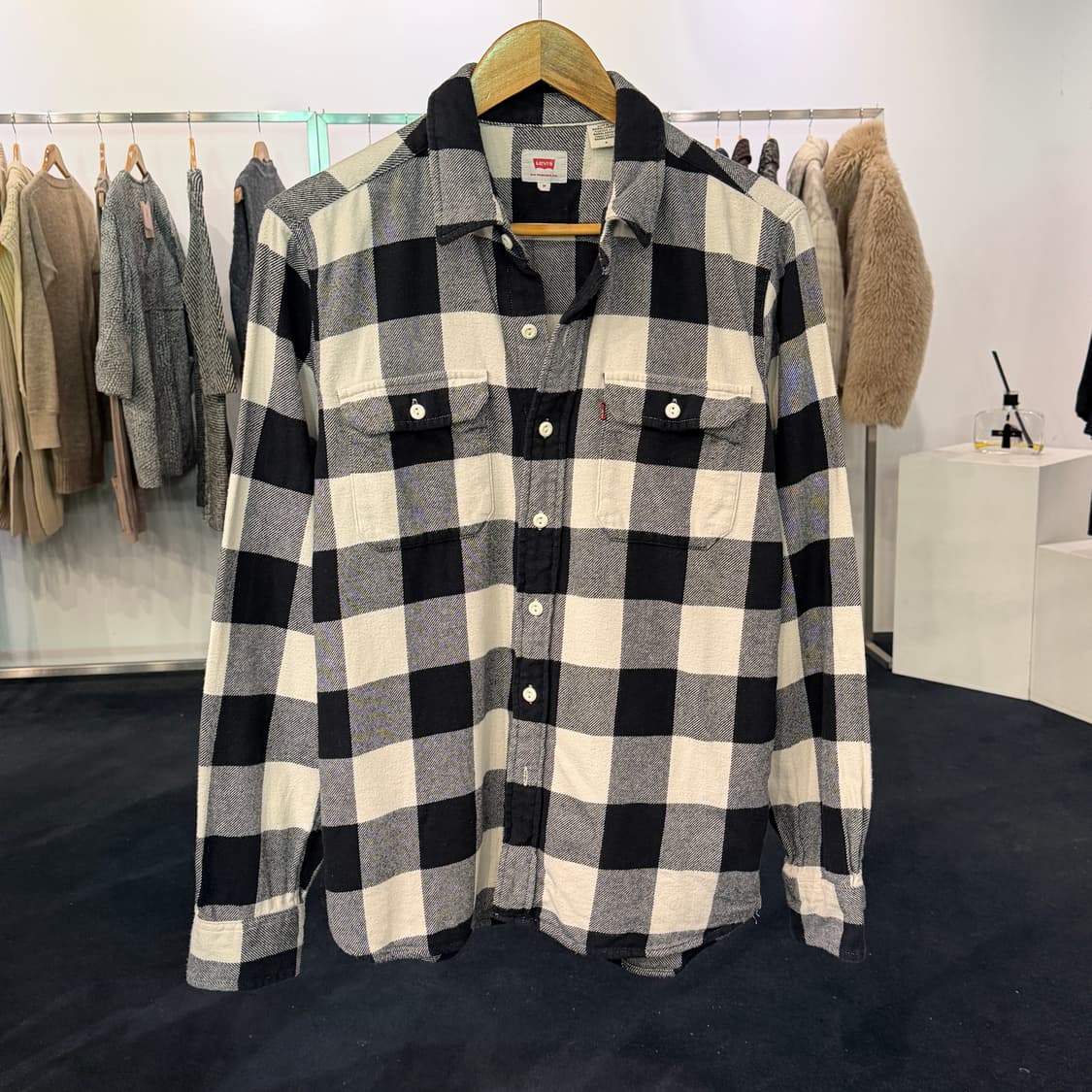 [M] 리바이스 체크 플란넬셔츠  상품이미지1