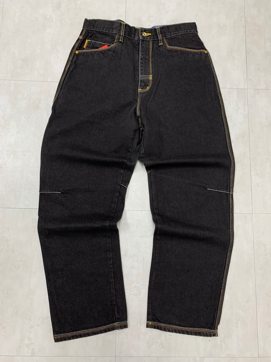 플레티넘 푸부 뒷 포켓 디테일 데님 팬츠 #13 상품이미지3