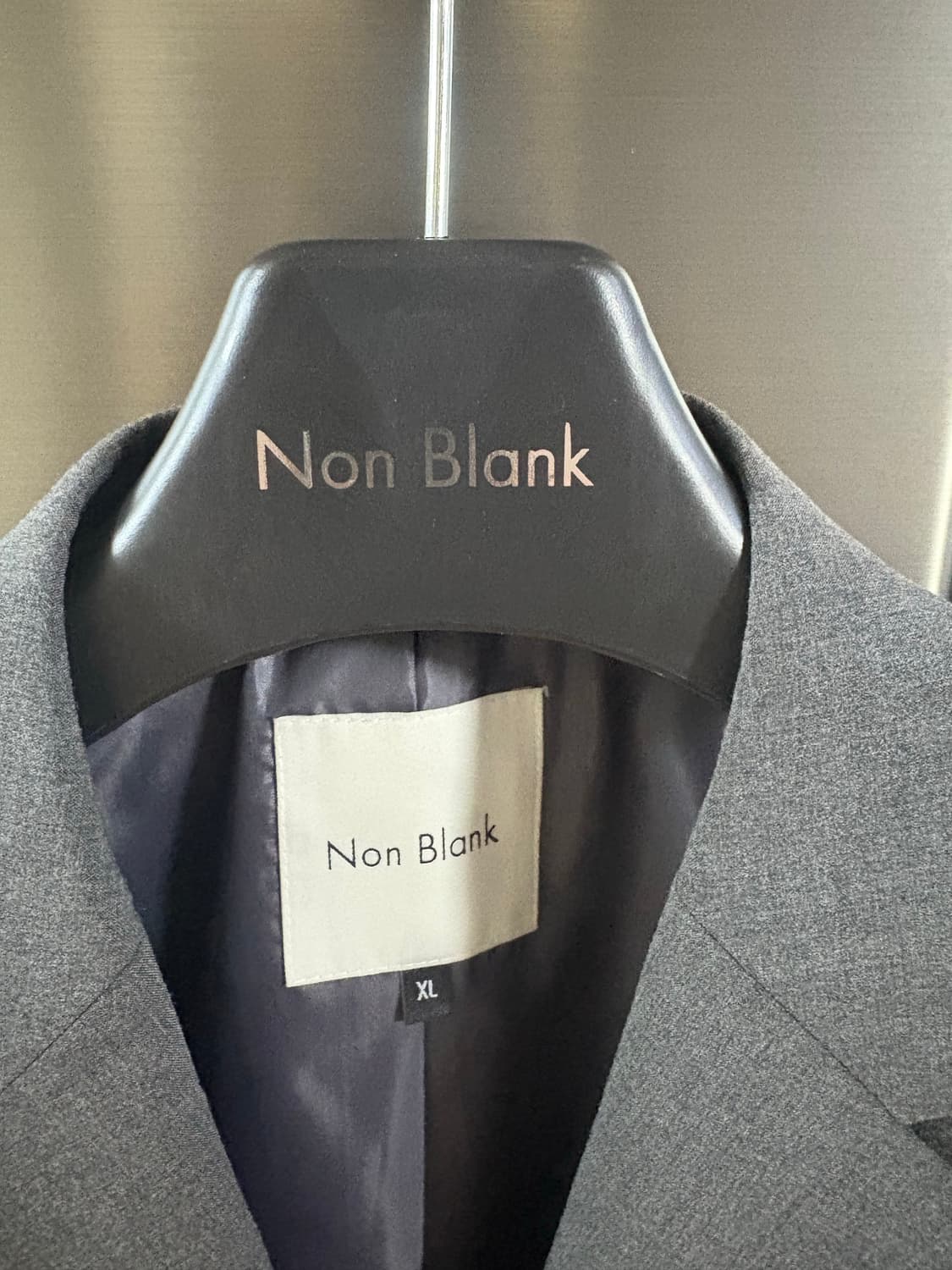 넌블랭크 세미 오버핏 셋업 수트 그레이 XL,L사이즈 상품이미지6