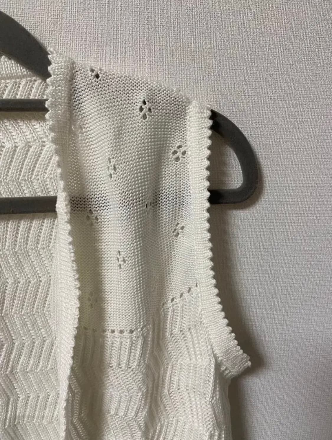 빈티지 모리걸 민소매 나시 가디건 상품이미지3