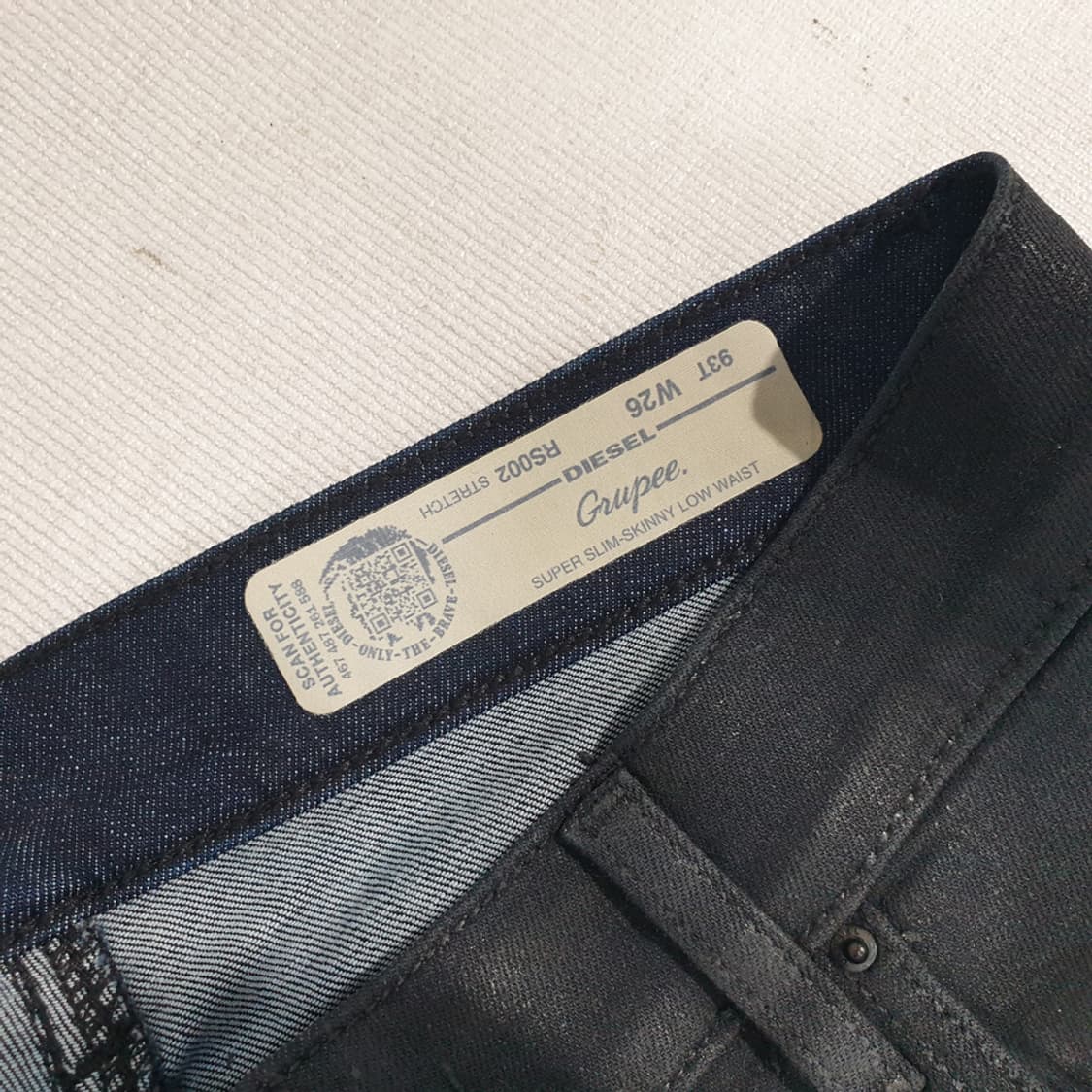 디젤 슈퍼스키니진 블랙진 청바지(26) 상품이미지6