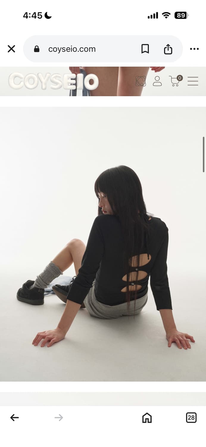 코이세이오 백 서클 카프리 티셔츠 상품이미지2