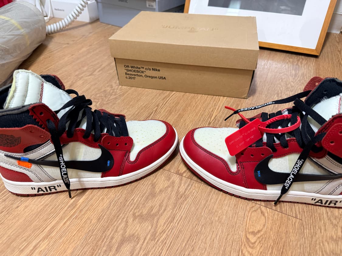 [260] 조던 1 x 오프화이트 레트로 하이 시카고 더 텐 상품이미지6