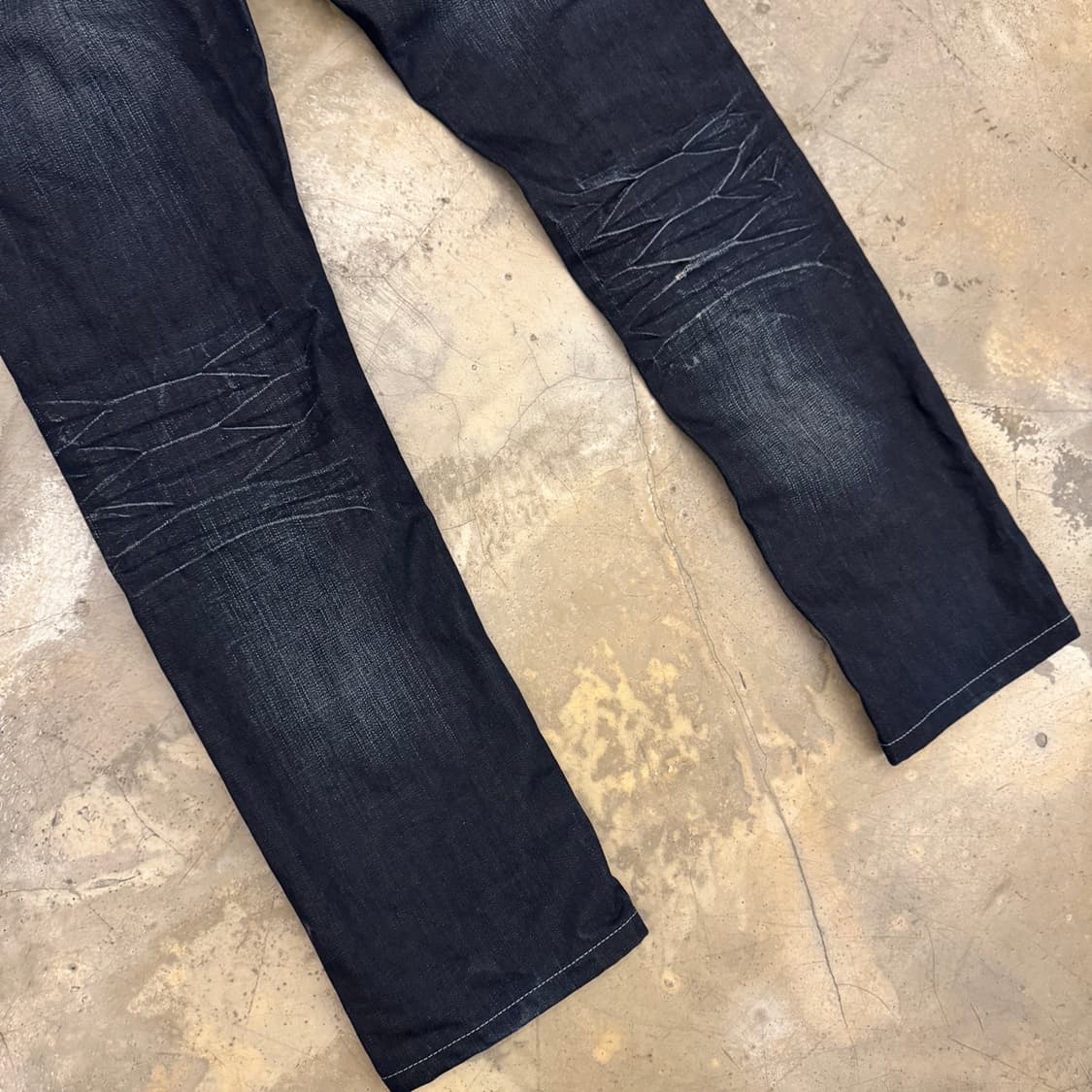 히스테릭글래머 워시드 데님 팬츠 네이비 상품이미지7