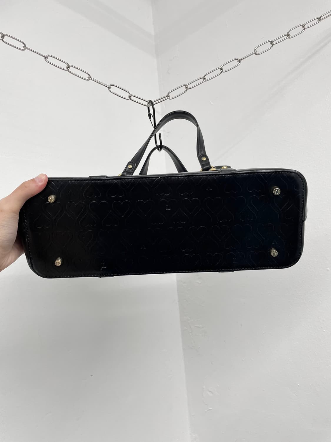 러브캣 하트 갸루 키링 토트백 상품이미지7